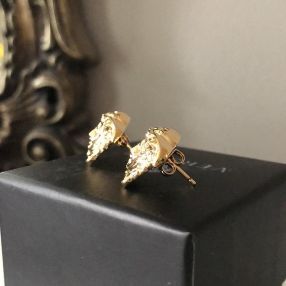 Versace Medusa Stud Medium Size Earrings - Picture 5 of 15